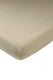 Meyco baby uni hoeslaken ledikant - taupe - 60x120cm