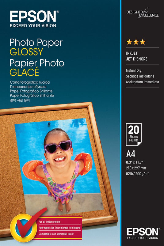 Epson - glossy photo paper - a4