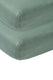 Meyco baby uni hoeslaken wieg - 2-pack - stone green - 40x80 90cm
