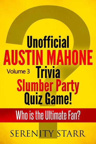 Ty unofficial austin mahone trivia slumber par quiz game volume 3