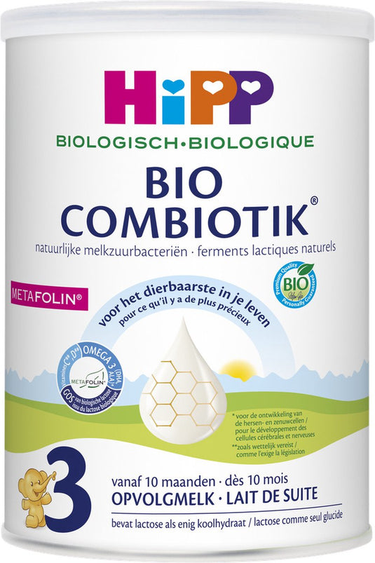 Hipp opvolgmelk 3 bio combiotik – babyvoeding – 10+ maanden – 800g