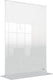 Nobo premium plus a3 vrijstaand posterframe informatiebord - dubbelzijdig - transparant acryl