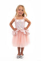 Little adventures - rosé gouden tutu jurk – maat m (98-104) 98 104