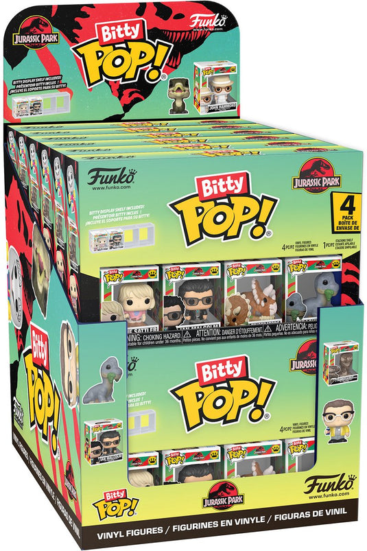 Funko asst bitty pop 4 pack: jurassic park- 1 van 3 varianten - blind box