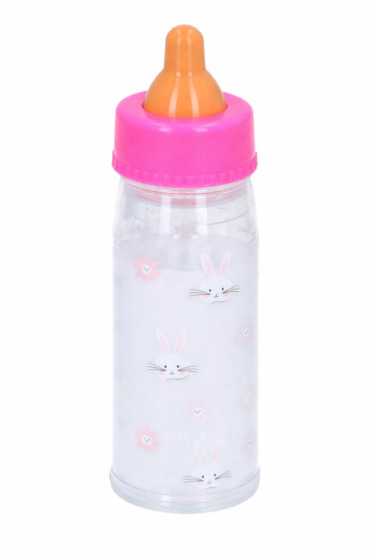 Eddy toys magic drinking bottle - 26088 - magische drinkfles voor poppen - magic drinking bottle met verdwijneffect - poppenaccessoire - 18m+ - roze