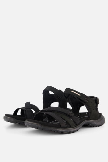 Ecco offroad roam sandalen zwart nubuck - dames