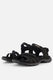 Ecco offroad roam sandalen zwart nubuck - dames