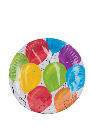 Merkloos sans marque papieren bord 18cm 6pcs pa