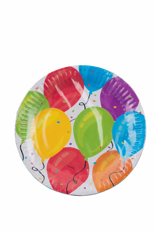 Merkloos sans marque papieren bord 18cm 6pcs pa