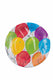 Merkloos sans marque papieren bord 18cm 6pcs pa