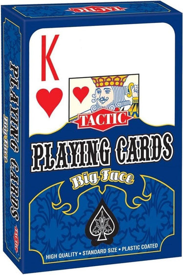 Tactic big faces speelkaarten