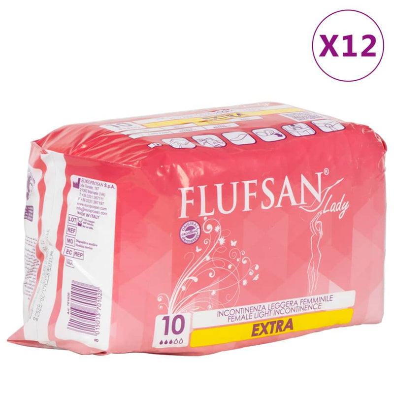 Load image into Gallery viewer, VidaXL Flufsan Incontinentiemateriaal voor vrouwen 120 st
