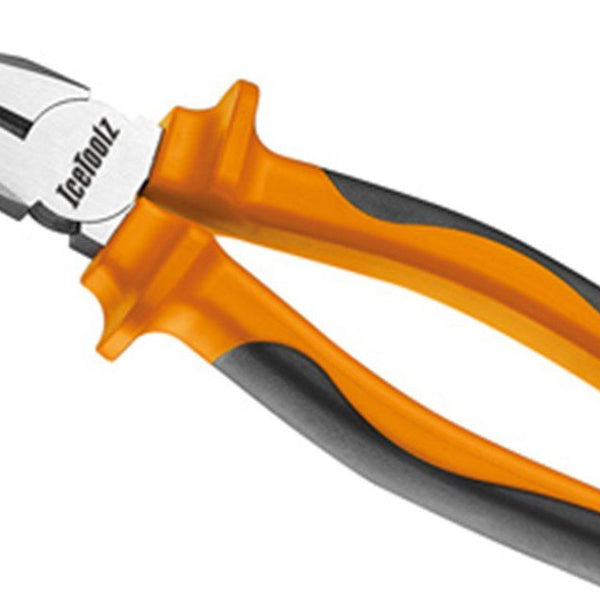 Icetoolz 28c2 combination pliers comfort grip 18cm orange