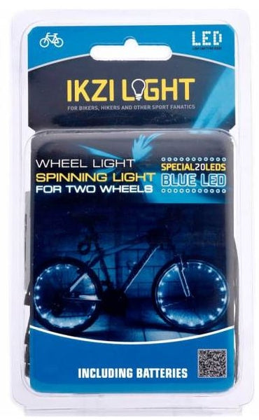 Wheel lighting IKZI for 2 wheels - red LEDs