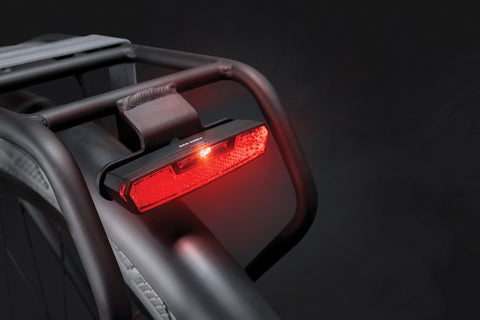 rear light Juno Battery Automatic led black/red
