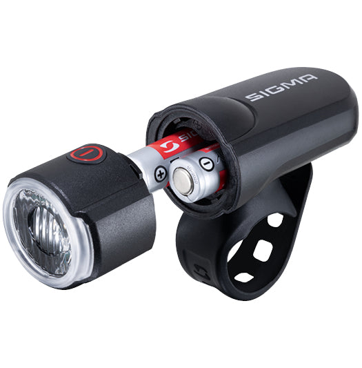 Sigma aura 30 headlight led 30 lux battery black 15950