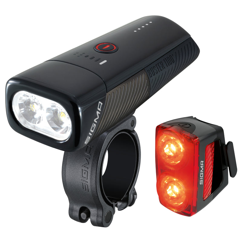 Load image into Gallery viewer, Verlichtingset Sigma Buster 1100 USB + Buster RL 150 Flash USB

