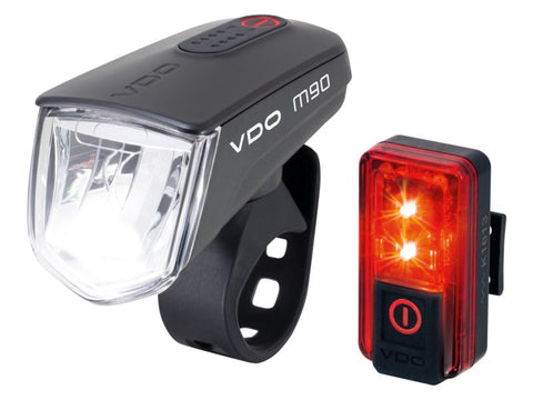 Lighting set VDO Eco Light M90 USB + RED PLUS USB