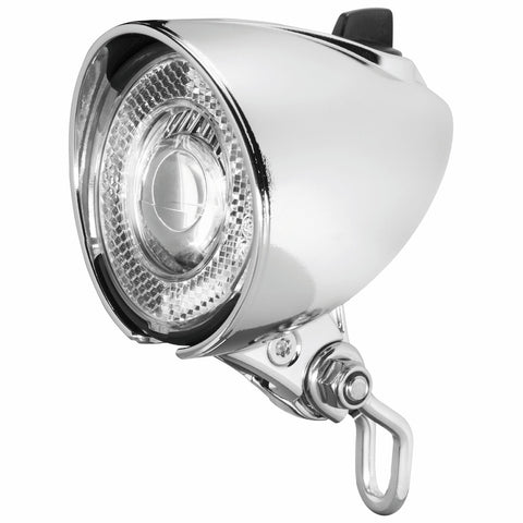 Headlight Busch und Müller Lumotec Classic N Retro Look 25 Lux - Stainless Steel