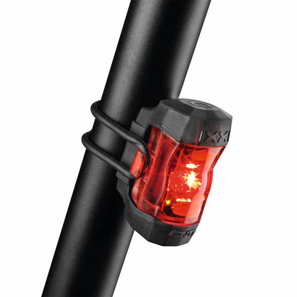 Lighting set Busch und Müller IXON Core + IXXI rear light USB rechargeable 50 Lux - black/silver