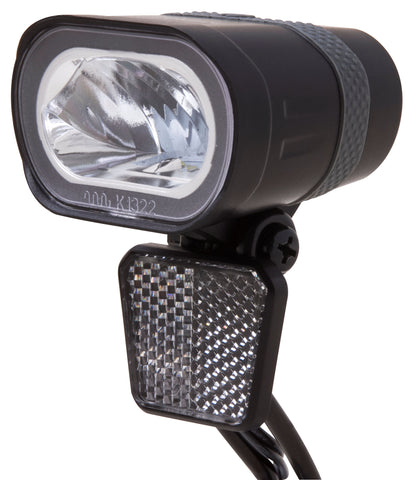 headlight axendo xdo led 40 lux 50 mm dynamo black