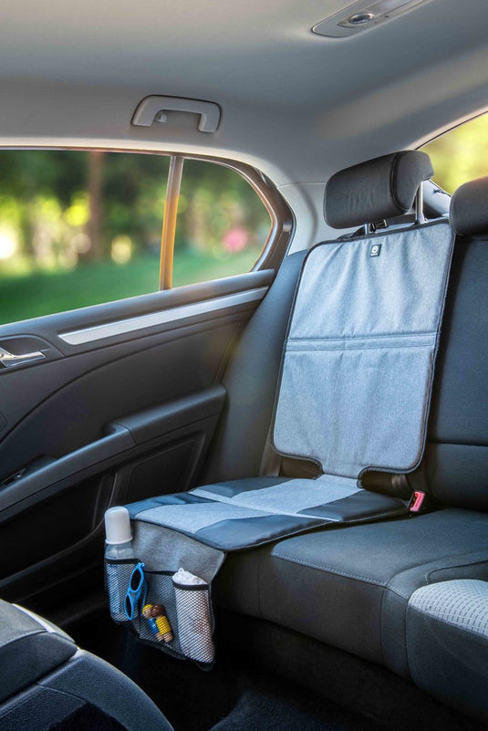 Dooky stoelbeschermer achterbank – waterdicht hygiënisch – beschermt auto tegen vuil, knopen en kinderstoelen – met opbergvak