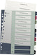 Leitz 1237 style register din a4 1-10 polypropyleen meerdere kleuren 10 tabbladen 1237-00-00