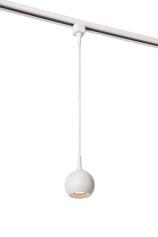 Lucide track favori hanglamp - 1-fase railsysteem railverlichting - 1xgu10 - wit (uitbreiding)