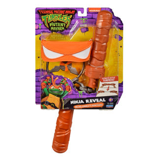 Load image into Gallery viewer, Ninja turtles michelangelo ninja reveal transforming nunchuk
