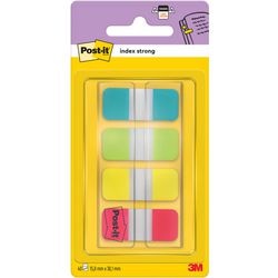 Post-it index strong 676-alyr 15,8x38,1mm 4x10 indexen