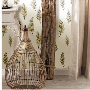 Noordwand behang urban friends coffee feathers wit en zilverkleurig