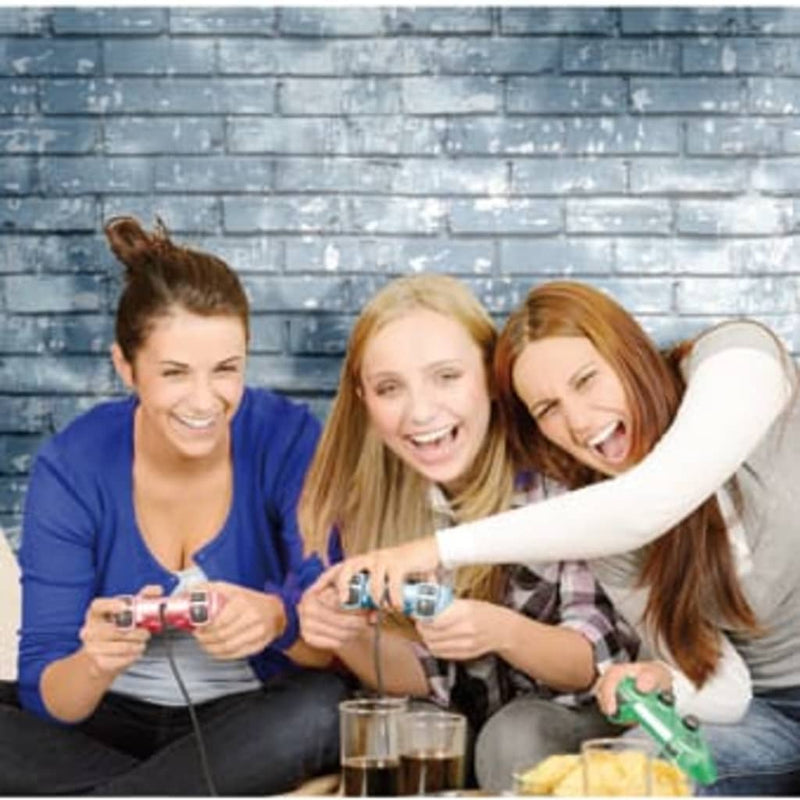 Load image into Gallery viewer, Noordwand behang urban friends coffee bricks blauw en wit
