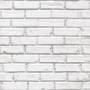 Noordwand behang urban friends coffee bricks grijs en wit