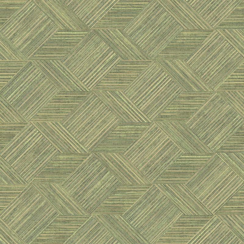 Load image into Gallery viewer, Noordwand behang evergreen wicker natural groen
