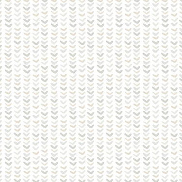 Noordwand behang mondo baby small harts wit en grijs