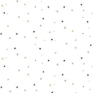 Noordwand behang mondo baby little stars beige en wit