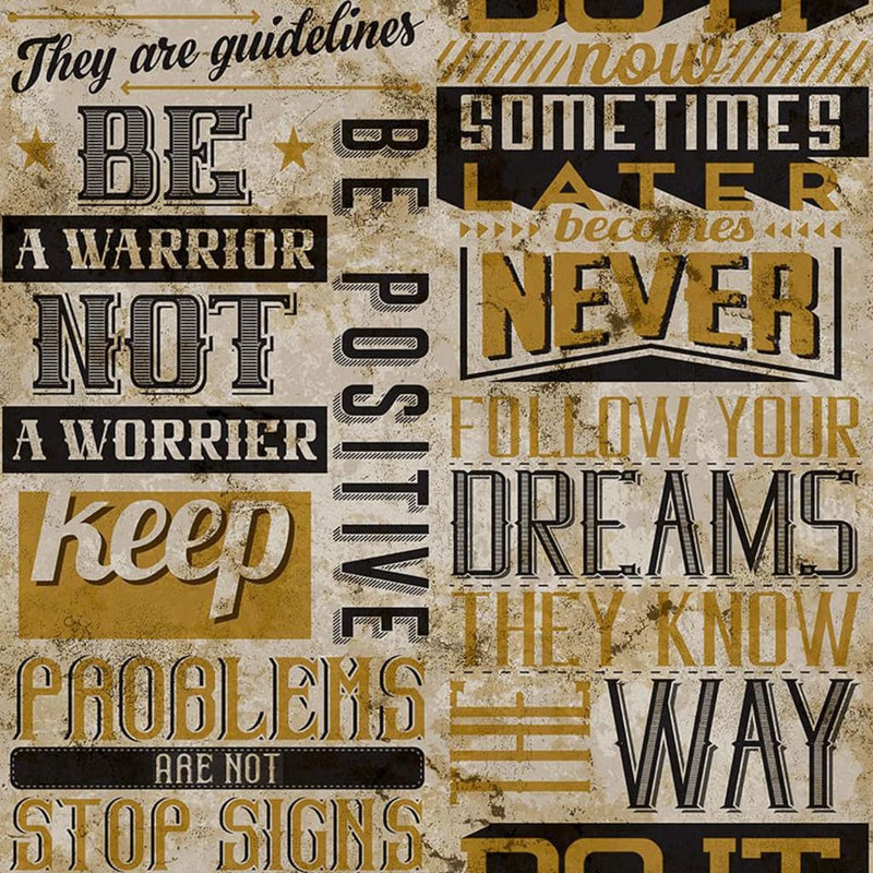 Load image into Gallery viewer, Noordwand behang friends coffee words and letters metallic en zwart
