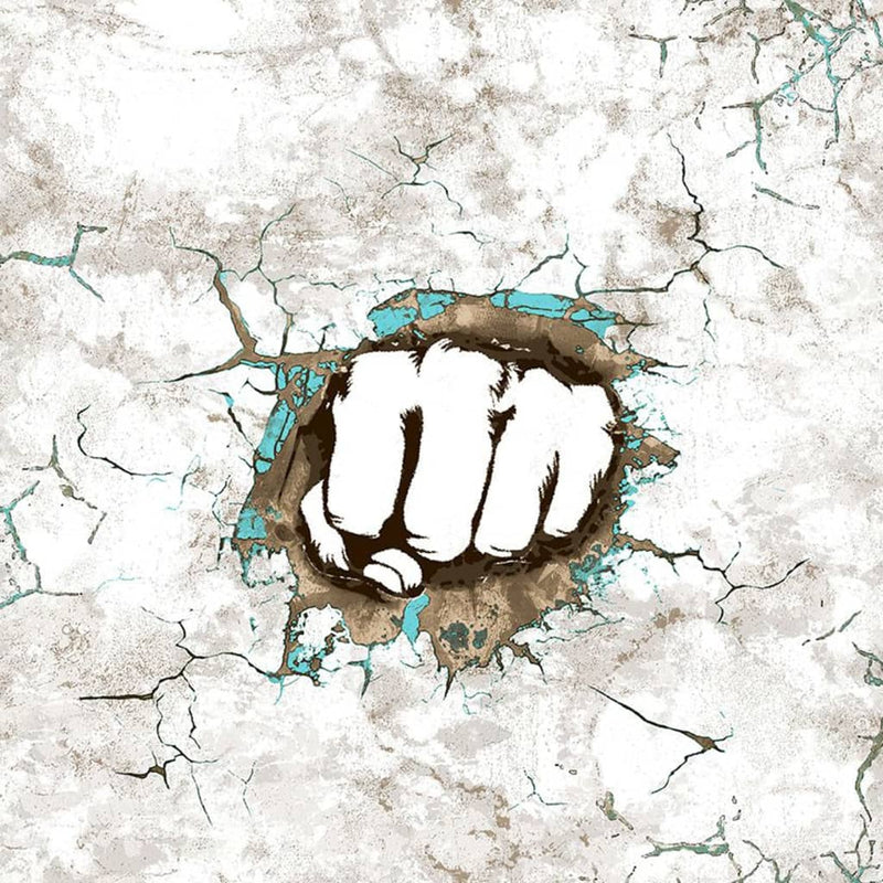 Load image into Gallery viewer, Noordwand behang friends coffee concrete boxing fist grijs en wit
