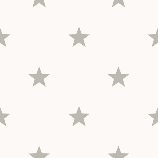 Noordwand behang friends coffee little stars lichtgrijs en wit