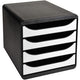 Brievenbakje exacompta big-box 3104213d zwart wit