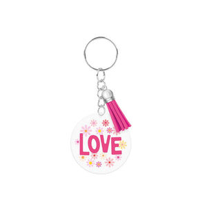 Paperdreams sleutelhanger- ik hou van jou acryl 6,5x13,5cm