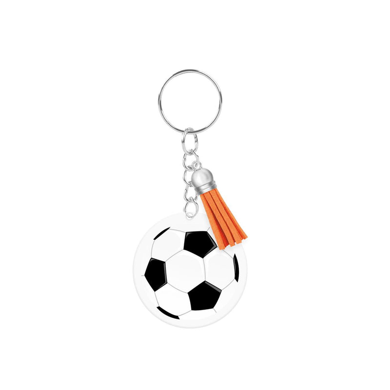Afbeelding laden in galerijviewer, Paperdreams sleutelhanger- voetbal acryl 6,5x13,5cm
