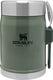 Stanley classic legendary food jar 0.4l met spork - thermos lunchbox houdt 7 uur warm, of koud - dubbelwandige isolatie - lekvrije voedselcontainer - bpa-vrij - hammertone green