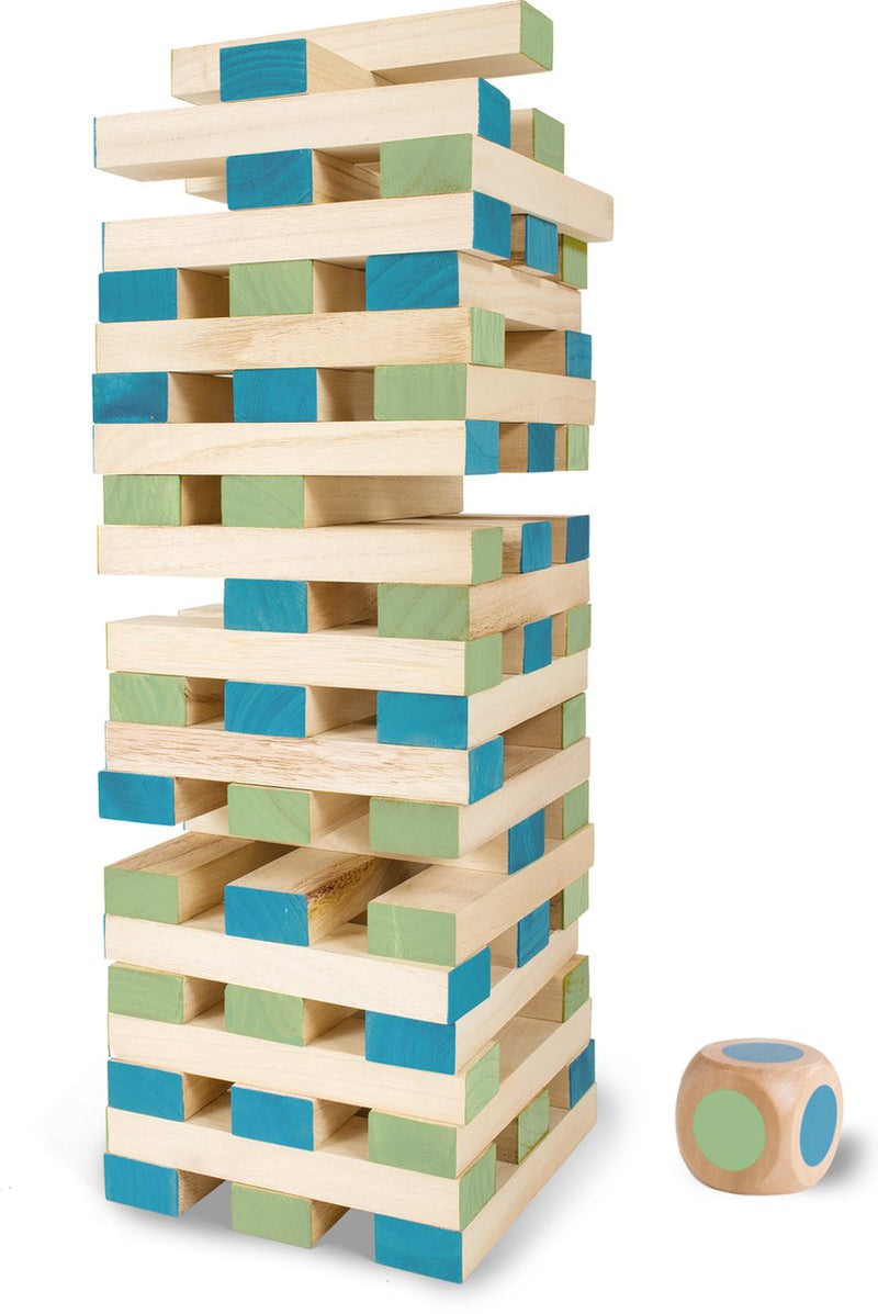 Load image into Gallery viewer, Bs toys mega houten wiebeltoren spel, 61dlg.
