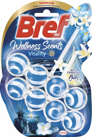 Bref toiletblok wellness scents vitality - 2 stuks