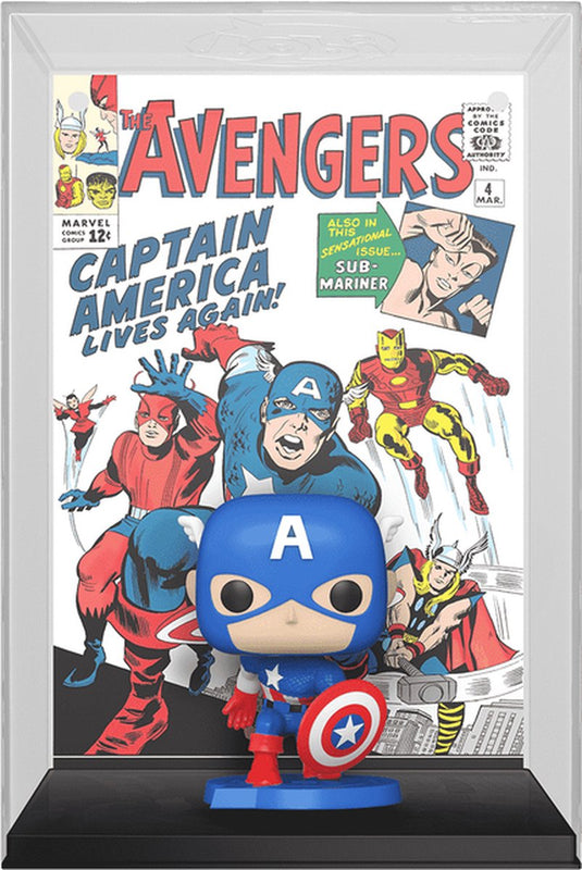 Funko pop! comic covers marvel - captain america