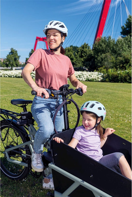 Abus fietshelm youn-i 2.0 iced mint s - 48-54 cm - turquoise - geschikt voor gebruik op elektrische fietsen - stadsfietsen - 240 g