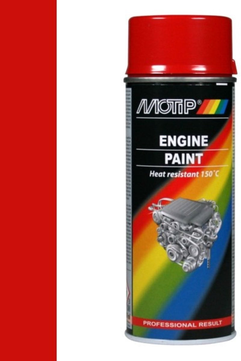 Load image into Gallery viewer, Motip engine paint rood spuitbus 400ml
