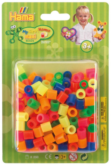 Hama maxi strijkkralen neon mix (51), 250st.