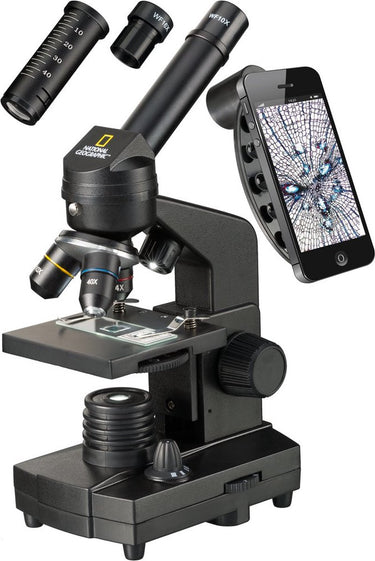 National geographic microscoop 40x-1280x incl. smartphone houder